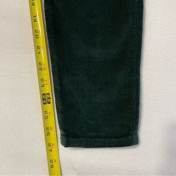 Lucky Brand Corduroy Jeans Ava Skinny Mid-rise Dark Green - Picture 14 of 15